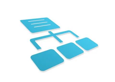 Perspective network Stock Illustration