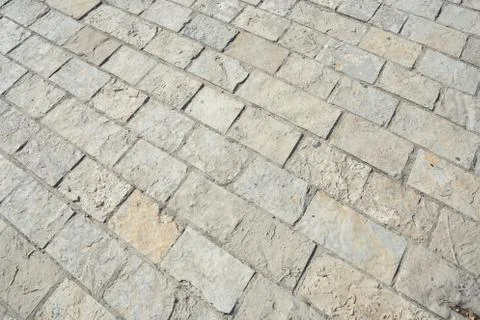 Perspective old stone floor Stock Photos