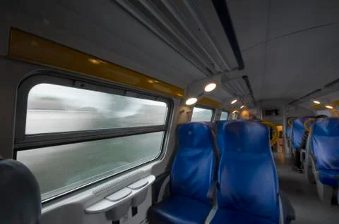 Perspective of a passenger Foto stock