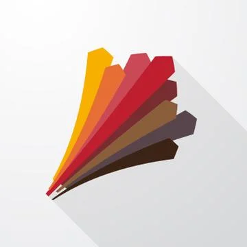 Perspective pastel arrows pointing upward Ilustración de archivo