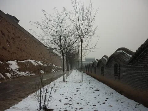 Perspective snow Stock Photos