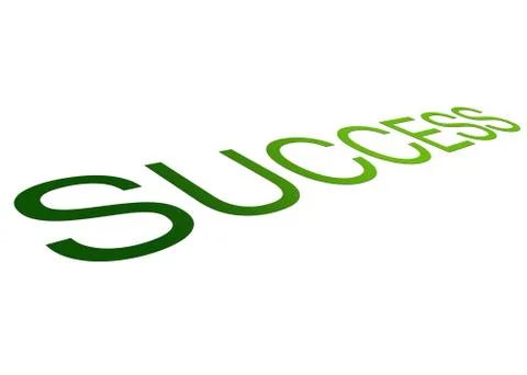 Perspective success Stock Illustration