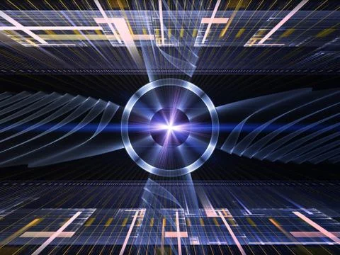 Perspective of technology 스톡 일러스트
