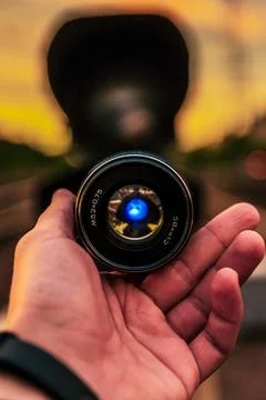 Perspective Through a Lens Stock Photos