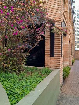 Perspective view of a building. Stock Photos