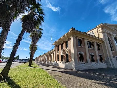 Perspective view of Cineland Stock Photos