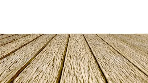 Perspective view of a flat wooden surface with a pronounced texture and annua Stock Illustration
