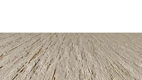 Perspective view of a flat wooden surface with a pronounced texture and annua Illustrazione stock