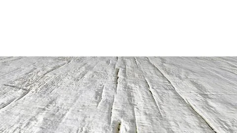 Perspective view of a flat wooden surface with a pronounced texture and annua Illustrazione stock
