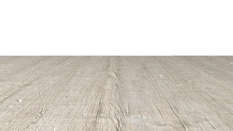 Perspective view of a flat wooden surface with a pronounced texture and annua Stock Illustration