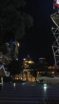 Perspective view of The Memorial Park Square Stock Photos