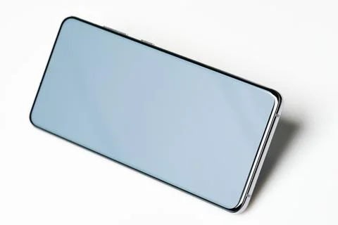Perspective view of modern smartphone Stock Photos