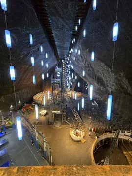 Perspective view of Rudolf Mine Stock Photos