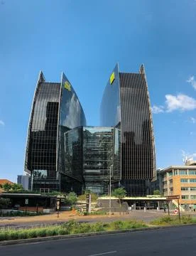 Perspective View of Sasfin Building Stock Photos
