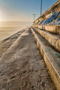 Perspective view of the varna Lighthouse Stock Photos