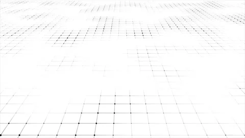 Perspective white grid Stock Footage 299424089