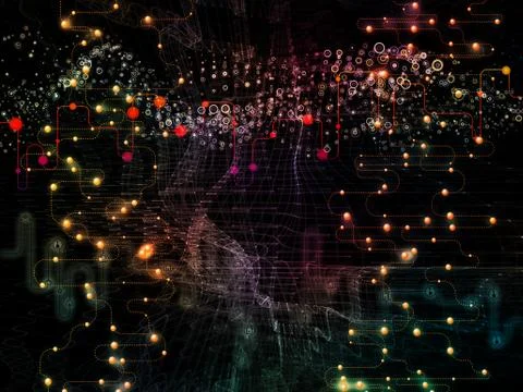 Perspectives of Data Transfers Stock Illustration