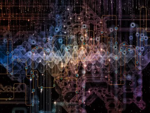 Perspectives of Data Transfers Stock Illustration