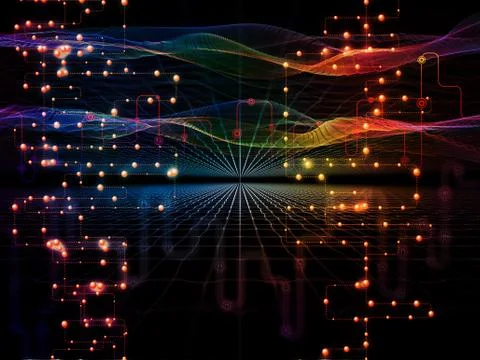 Perspectives of Data Transfers Stock Illustration
