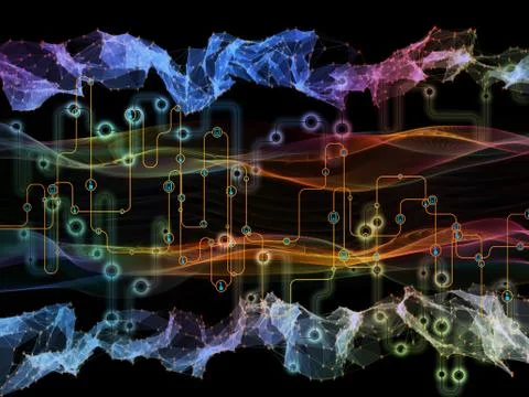 Perspectives of Data Transfers 스톡 일러스트