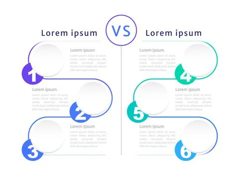 Perspectives on future infographic chart design template Stock Illustration
