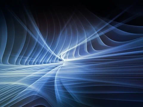 Perspectives of Light Waves 스톡 일러스트