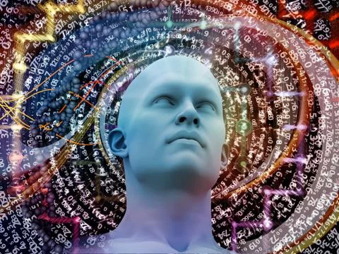 Perspectives of Math Mentality Stock Illustration