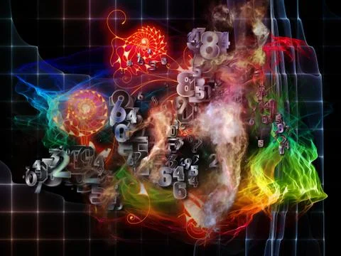 Perspectives of Math Visualization 스톡 일러스트