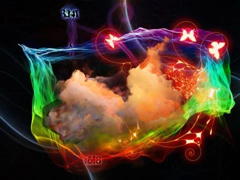 Perspectives of Math Visualization 스톡 일러스트