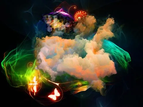 Perspectives of Math Visualization 스톡 일러스트