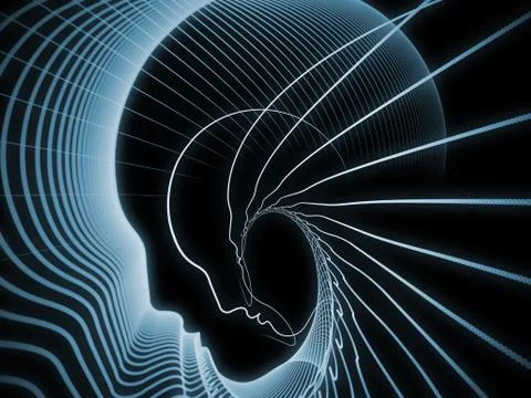 Perspectives of Soul Geometry Stock Illustration