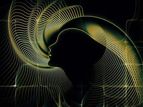 Perspectives of Soul Geometry Stock Illustration
