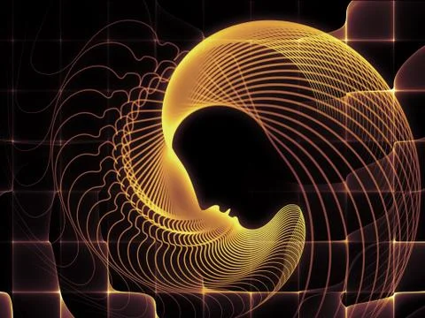 Perspectives of Soul Geometry Stock Illustration