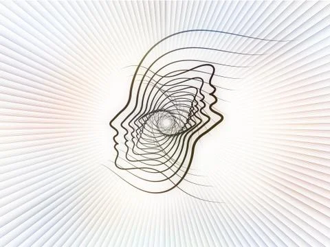 Perspectives of Soul Geometry Stock Illustration