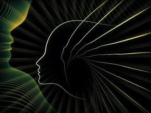 Perspectives of Soul Geometry Stock Illustration