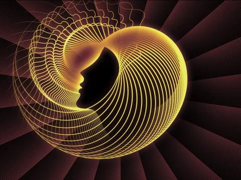 Perspectives of Soul Geometry Stock Illustration