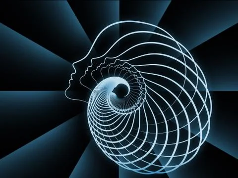 Perspectives of Soul Geometry Stock Illustration