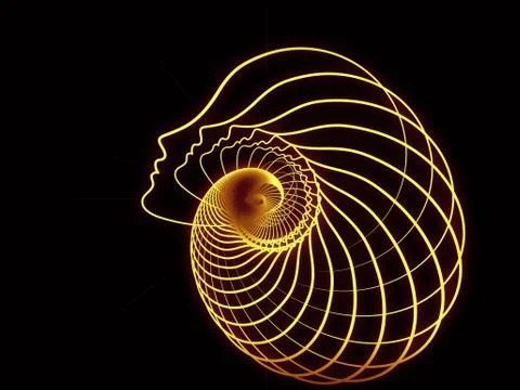 Perspectives of Soul Geometry Stock Illustration