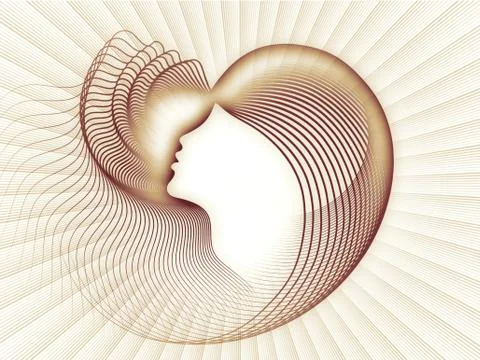 Perspectives of Soul Geometry Stock Illustration