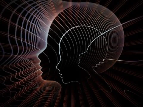 Perspectives of Soul Geometry Stock Illustration