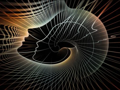 Perspectives of Soul Geometry Stock Illustration