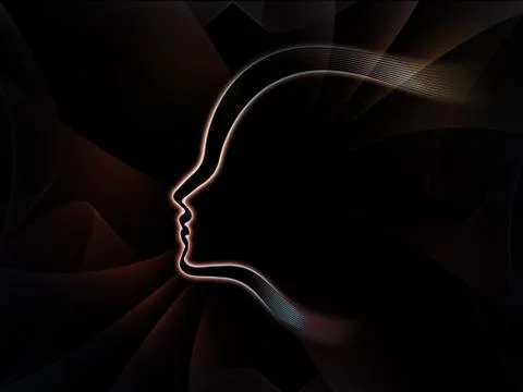 Perspectives of Soul Geometry Stock Illustration