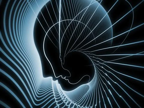 Perspectives of Soul Geometry Stock Illustration