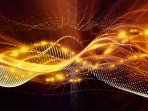 Perspectives of Virtual World Stock Illustration