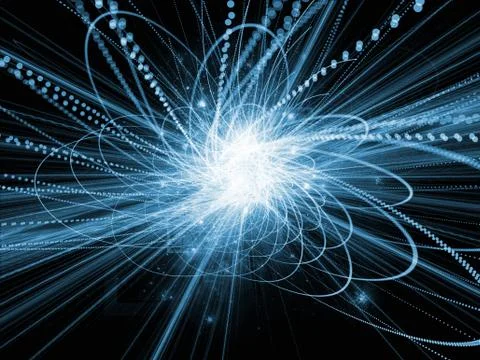 Perspectives of Wave Particle Stock Illustration