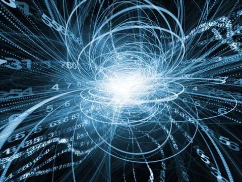 Perspectives of Wave Particle Stock Illustration