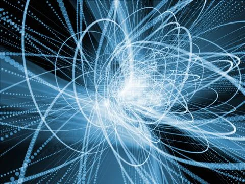 Perspectives of Wave Particle Stock Illustration
