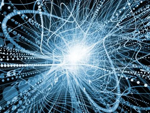 Perspectives of Wave Particle Stock Illustration
