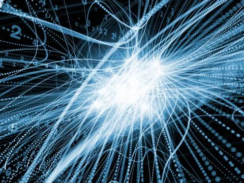 Perspectives of Wave Particle Stock Illustration