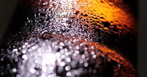Perspiration on the bottle Stock Footage 138488778